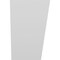 Ekena Millwork 3 1/2-in. W x 6-in. D x 6-in. H Traditional Architectural Grade PVC Knee Brace BRCP035X06X06TRA - alternate 4